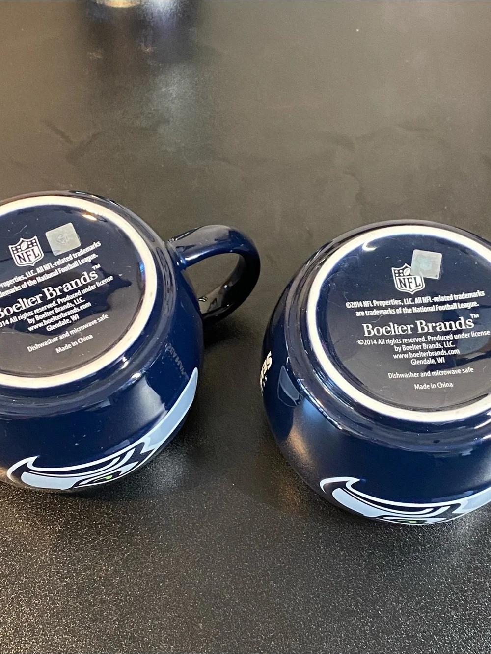 Seattle Seahawks Stainless Steel Travel Tumbler & Ceramic Mug 3 Pc Set